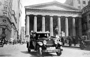 Old car on Wall Street by &#169; Joseph H. Sachs