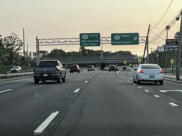 Traffic on Sunrise Highway Long Island